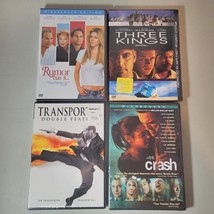 New Sealed DVD Lot Rumor Has It, Three Kings, The Transporter, Crash - $18.99