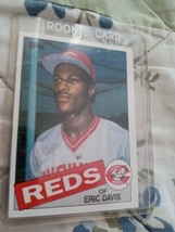 1985 Topps Eric Davis Rookie Card! Awesome Card! Free Shipping! Card #627. Reds. - £9.28 GBP