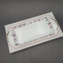 Queen&#39;s China Staffordshire Sandwich Serving Tray Playing Cards Cut for Coffee - £52.18 GBP