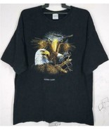 Wildlife Adventure Graphic Find USA 13 American Eagles Bird T-Shirt Larg... - £13.50 GBP