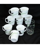 Corelle Black Orchid Mugs and Tumbler  Lot of 9 Dishes - $18.61