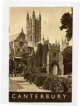 Canterbury England Sepia Tone Picture Booklet Dorothy Gardiner - $17.82