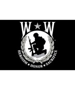 Patriotic Wounded Warrior Flag (12&quot; x 18&quot;) - £7.60 GBP