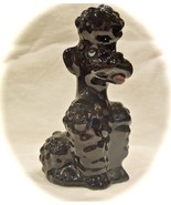 Goebel PORCELAIN BLACK POODLE DOG FIGURINE MINT FREE SHIPPING - $17.95