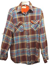 Vintage ROYAL CHOICE 100% Acrylic Flannel Wool Shirt Sz M - £16.92 GBP