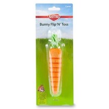 Kaytee Bunny Flip N Toss Toy Carrot for Rabbits Guinea Pigs Small Animals Pets - £7.12 GBP