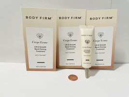3 Crepe Erase Body Firm Lift &amp; Smooth Neck Firming Treatment 0.5 Oz 15mL Travel - £29.71 GBP