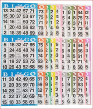 Bingo Paper Game Cards - 3 Cards - 10 Sheets - 100 Books - £31.45 GBP