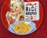 VINTAGE Kellogs Rice Krispies Girl Snap Crackle Pop Collectible 8&quot; Plate... - £11.91 GBP