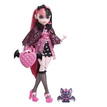 Monster High Doll, Draculaura with Pink &amp; Black Hair in Signature Look w... - £31.44 GBP