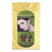 Dark Brown Color By Nature Lustrous Henna 200 grams - £11.79 GBP
