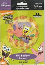 Happy SpongeBob by XtraLife Anagram Shape Foil Balloon 18&quot;  ~ ranjacuj - $10.15