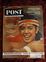 Saturday Evening Post February 29 1964 Claudia Cardinale - £5.41 GBP