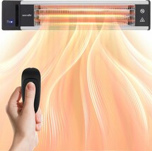 Serenelife Infrared Patio Heater, Wall Mounted Electric Patio Heater, Si... - $2,259.39 MXN