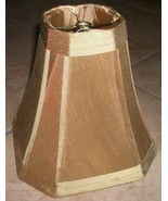 lamp shade octagon shape nwot light brown/beigh - $21.16 CAD