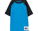 NWT Gymboree Shark Patrol Short Sleeve Blue Rashguard Swim Shirt 2T Moto... - $8.99