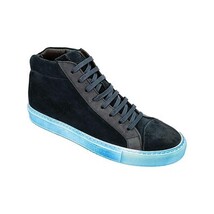 Giovacchini by Belvedere Boots Made In Italy Suede Ruben Antique Blue image 9