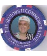 1995 THE SENIORS II Commemorative THOMAS McEVOY $10 Oceanside Card Casin... - £6.25 GBP