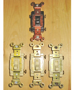 120/277 VAC COMMERCIAL FRAMED TOGGLE QUIET SWITCHES ~ NEW! - $39.99