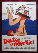 1970 Original Movie Poster Doctor in Trouble Leslie Phillips Secombe Gor... - £42.44 GBP