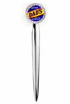 Dad&#39;s Old Fashioned Root Beer Letter Opener Metal Silver Tone Executive ... - $14.39