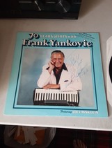 SIGNED Frank Yankovic - 70 Years of Hits (LP, 1985) EX/EX, Tested, Polka - £9.48 GBP