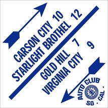 AAA Auto Club So. Cal. Carson City Road Sign - $59.95