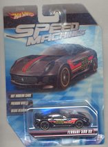Hot Wheels 2009 Speed Machines BLACK Ferrari 599XX 1:64 Scale - £99.07 GBP
