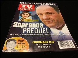 Tv Guide Magazine Sept 27-Oct 10, 2021 The Soprano’s Prequel, Ordinary Joe - $9.00