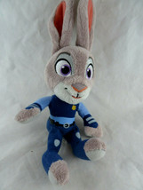 Zootopia Plush Bunny Rabbit Officer Judy Hopps 10&quot; Soft Doll Disney Store - $7.42