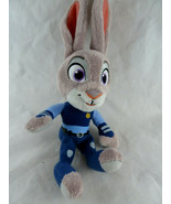 Zootopia Plush Bunny Rabbit Officer Judy Hopps 10&quot; Soft Doll Disney Store - $10.16 CAD