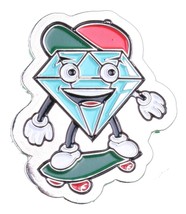 Diamond Supply Co. Metal Lil&#39; Cutty Skate Pin de Solapa Nuevo - $9.95