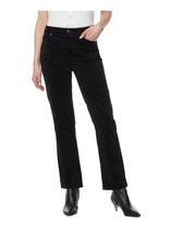 Buffalo Womens Pants Black Corduroy Straight Leg Stretch 5-Pocket Belt L... - $42.99