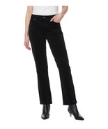 Buffalo Womens Pants Black Corduroy Straight Leg Stretch 5-Pocket Belt L... - $789.53 MXN
