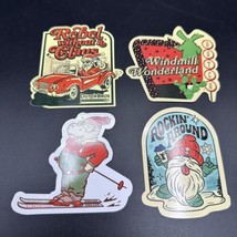 DUTCH BROS Coffee Sticker Rebel Claus Hippo Ski Windmill Wonderland Rock... - $20.00