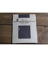Vintage NWT Sharon Ultra Sheer P/M 100-140lbs Pantyhose Grey - £4.69 GBP
