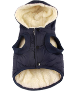 Fleece Lining Extra Warm Dog Hoodie in Winter for Small Dogs Jacket Pupp... - $46.60 CAD