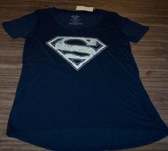 WOMEN&#39;S TEEN DC COMICS SUPERMAN T-shirt SMALL NEW w/ TAG - £15.82 GBP