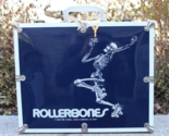 Vintage &quot;Rollerbones&quot; 1980 skate case BLUE Roller Powell Stanley NICE &amp; ... - £479.51 GBP