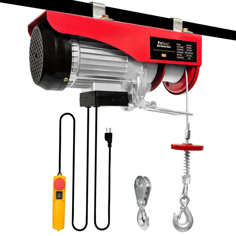Single/Double Slings Electric Winch,13 Ft Remote Control,39 Ft Single Ca... - $165.54