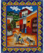 Mexican Tile Mural - £426.17 GBP