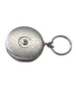 Vintage KEY BAK Self Retracting Key Chain Reel Stainless Steel USA Made ... - $14.85
