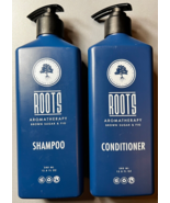 ROOTS Aromatherapy SHAMPOO AND CONDITIONER Brown Sugar &amp; Fig 12.8oz 2 BO... - £36.43 GBP