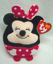 TY 2024 Disney Beanie Balls SOFT ROUND MINNIE MOUSE 4" Plush STUFFED ANI... - $14.85