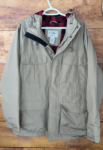 L.L. Bean Mens Flannel Wool Lined Barn Chore Coat Size XL-Reg Thinsulate... - $59.37