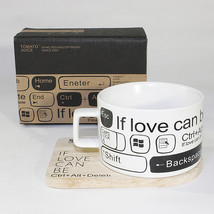 [If Love Can Be] Espresso Cup Wood Coaster (2.5 inch height) - $9.99