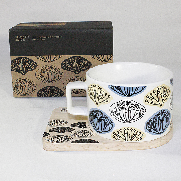 [Glossy Ganoderm ] Espresso Cup Wood Coaster (2.5 inch height)