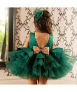 Baby Girls Children Toddler Sleeveless Princess Formal Prom Tutu Ball Gown_ - £15.18 GBP