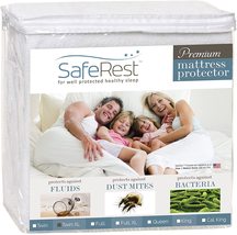Saferest Mattress Protector –Twin Xl -College Dorm Room, New Home, First, White - £78.62 GBP