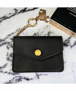 EUC Michael Kors Black Gold Keychain Snap Wallet - $23.58
